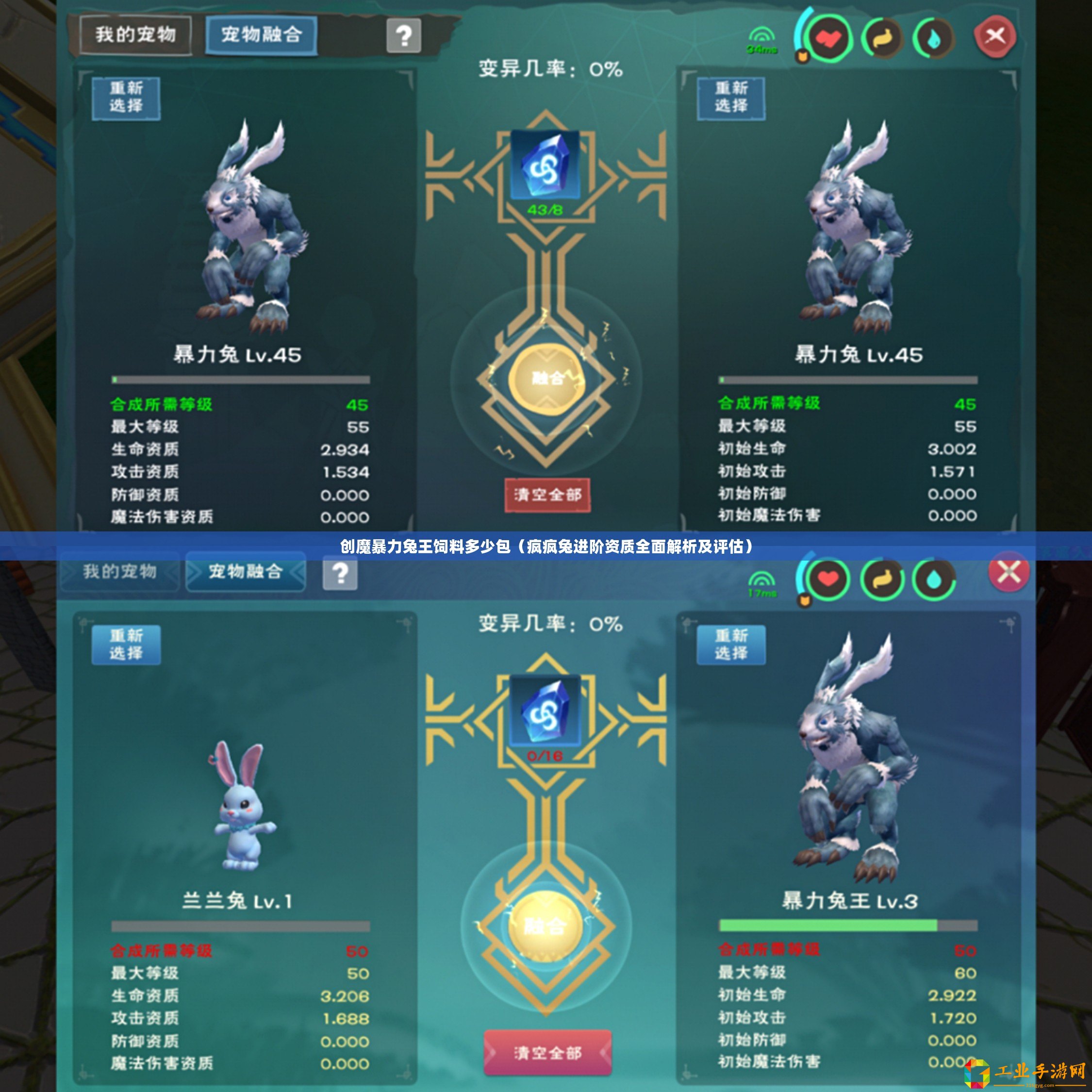 創(chuàng)魔暴力兔王飼料多少包（瘋瘋兔進(jìn)階資質(zhì)全面解析及評估）
