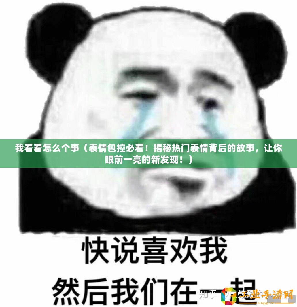 我看看怎么個(gè)事（表情包控必看！揭秘?zé)衢T表情背后的故事，讓你眼前一亮的新發(fā)現(xiàn)！）