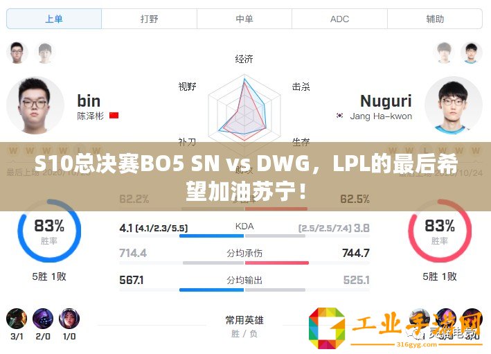 S10總決賽BO5 SN vs DWG，LPL的最后希望加油蘇寧！